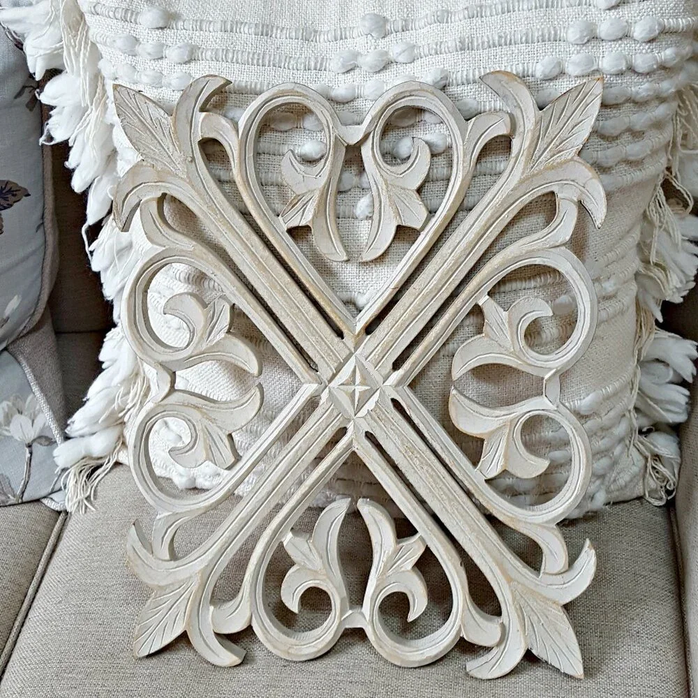 BOHO Farmhouse WOOD WALL MEDALLION DECOR